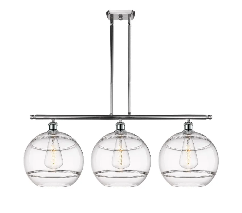 Industrial Wall - Mounted Lighting for Workshop WallsBallston Three Light Island Pendant