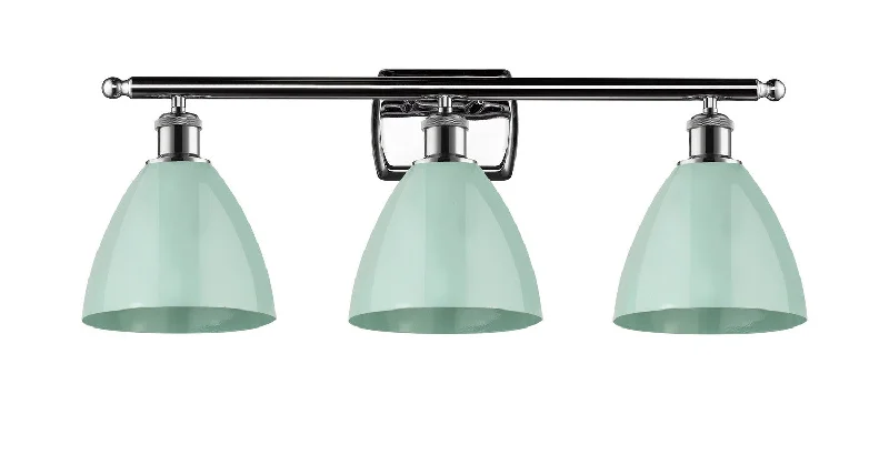 Waterproof Industrial Lighting for Wet AreasBallston Three Light Bath Vanity