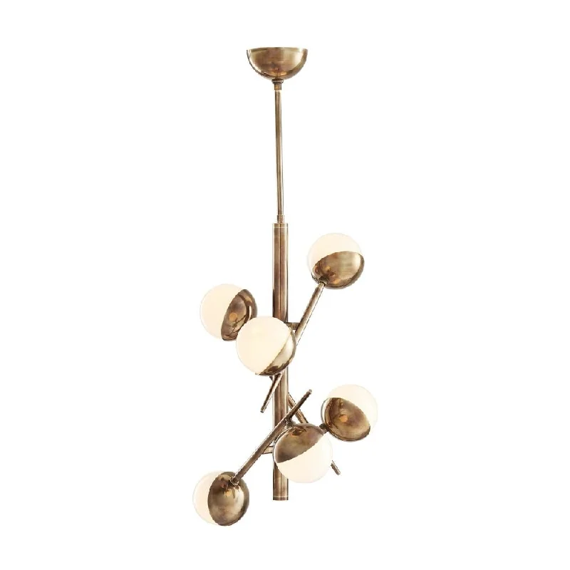 Track lighting with a sleek profileArteriors Home 89444 Linkka 6 Light Chandelier, Brass Track lighting with a sleek profileArteriors Home 89444 Linkka 6 Light Chandelier, Brass