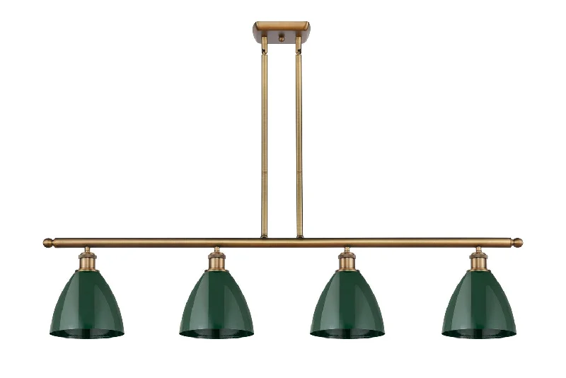 Waterproof Industrial Lighting for Wet AreasBallston Four Light Island Pendant