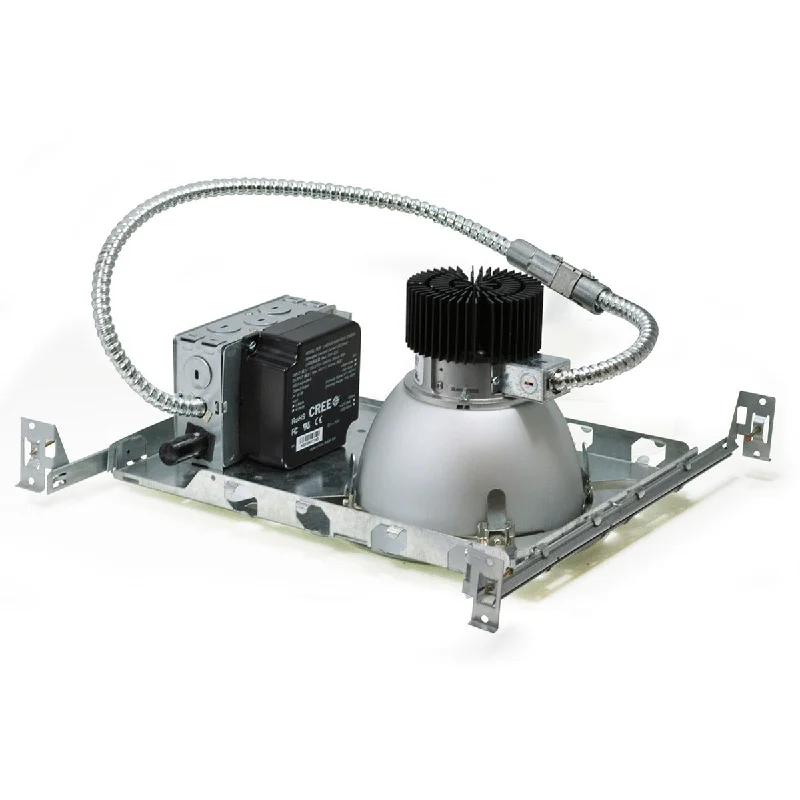 Track lighting with a brushed nickel finishNora Lighting NLMH2-LE2 Sapphire Aluminum Commercial Housing, NSPEC Track lighting with a brushed nickel finishNora Lighting NLMH2-LE2 Sapphire Aluminum Commercial Housing, NSPEC