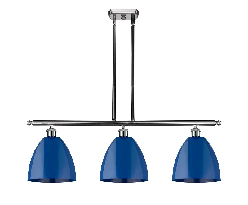 Industrial Lighting for Printing Press FacilitiesBallston Three Light Island Pendant