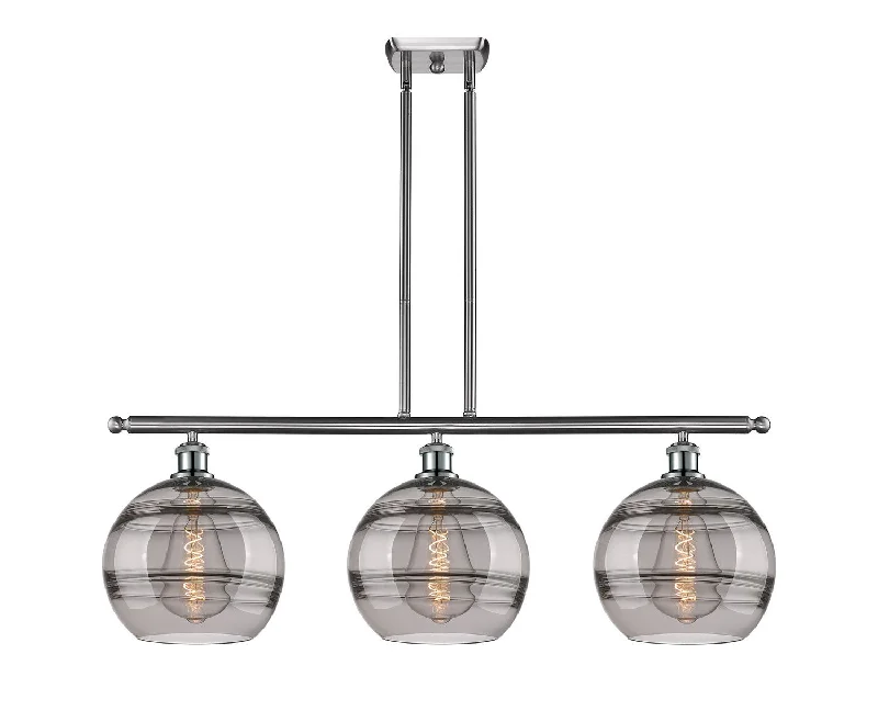 Industrial Lighting for Printing Press FacilitiesBallston Three Light Island Pendant