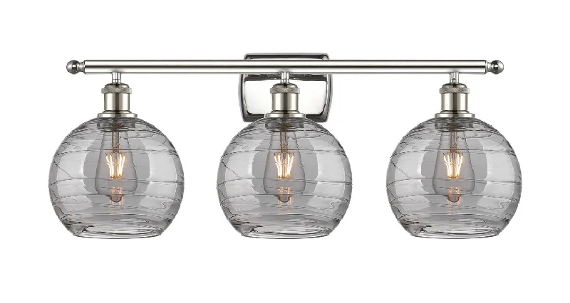 Industrial Area Lighting for Large Open SpacesBallston Three Light Bath Vanity