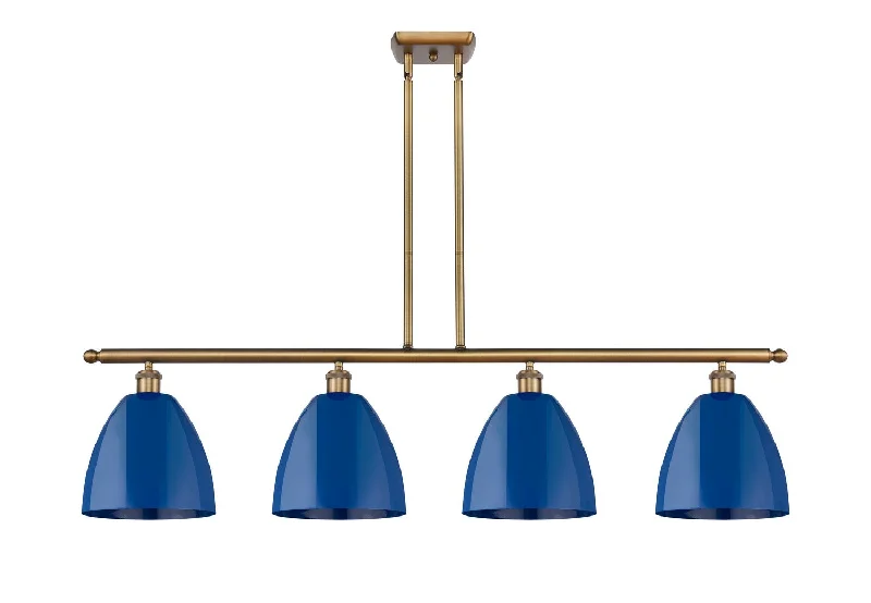 Industrial Area Lighting for Large Open SpacesBallston Four Light Island Pendant
