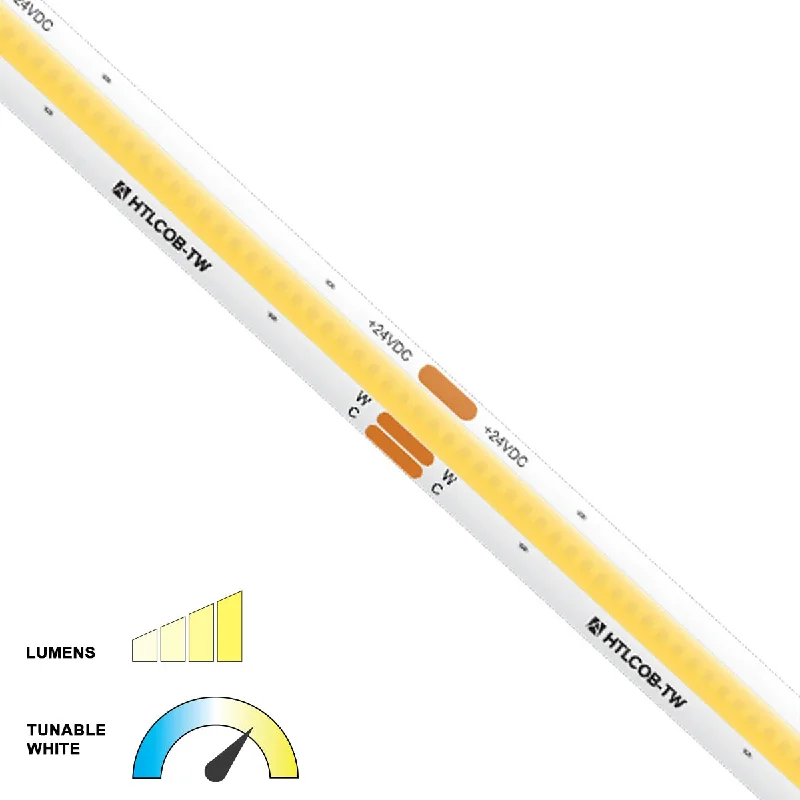 Industrial Task Lighting for Precision WorkstationsTrulux High Output Dotless LED Tape Light, 16.4Ft, 400 Lumens/Ft, 24V, Tunable White 2700K-6000K Industrial Task Lighting for Precision WorkstationsTrulux High Output Dotless LED Tape Light, 16.4Ft, 400 Lumens/Ft, 24V, Tunable White 2700K-6000K
