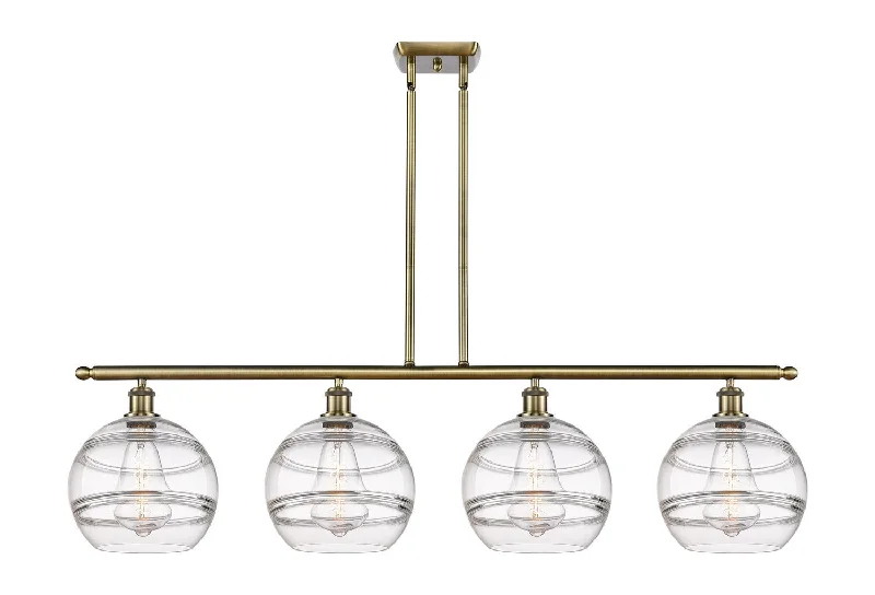 Industrial Lighting for Printing Press FacilitiesBallston Four Light Island Pendant Industrial Lighting for Printing Press FacilitiesBallston Four Light Island Pendant