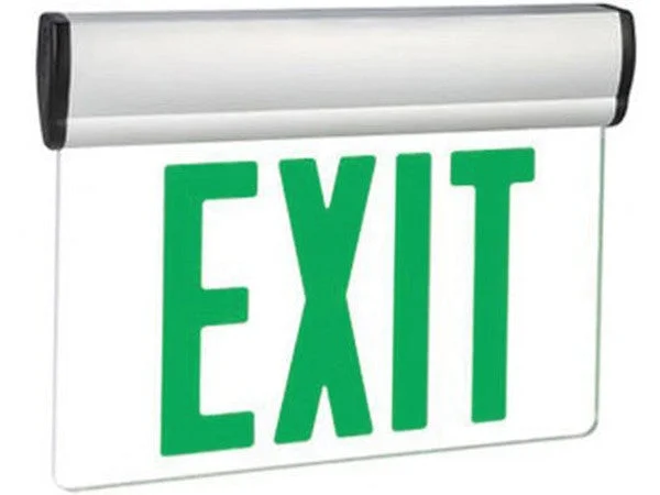 Dimmable track lighting for home officesExitronix S903-LB-SR-GM-AG LED Exit Sign - Universal Edge-Lit - Green Letters Dimmable track lighting for home officesExitronix S903-LB-SR-GM-AG LED Exit Sign - Universal Edge-Lit - Green Letters