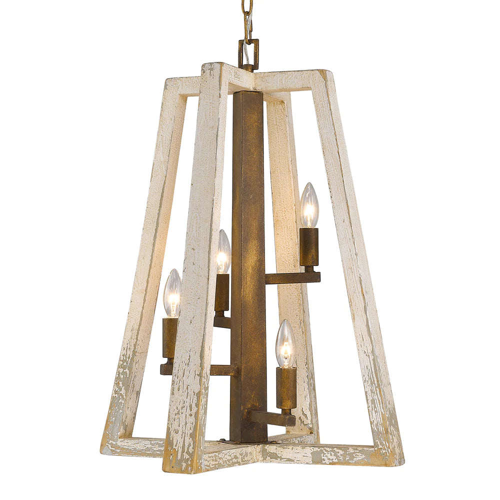 Low - voltage track lighting for safetyGolden Lighting 0810-4P BC Pilar 4 Light Geometric White Wood Pendant Low - voltage track lighting for safetyGolden Lighting 0810-4P BC Pilar 4 Light Geometric White Wood Pendant