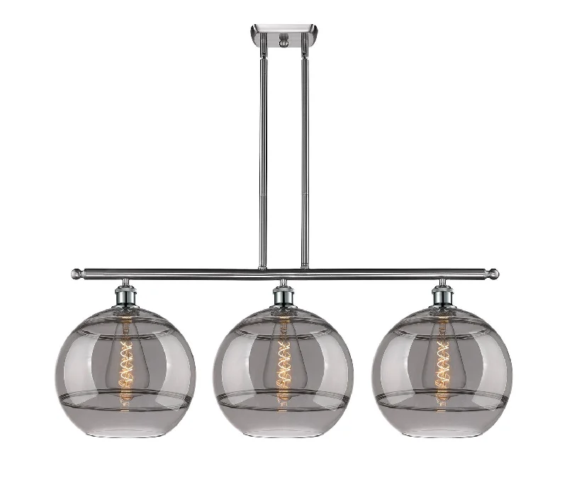 Industrial Ceiling - Mounted Lighting for Assembly PlantsBallston Three Light Island Pendant
