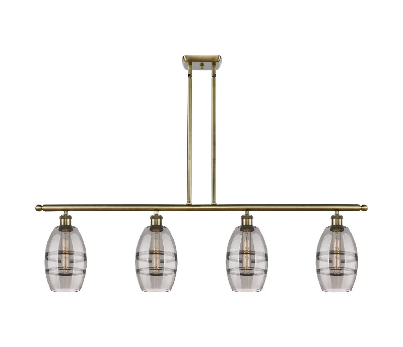 Low - Bay Industrial Lighting Fixtures for Small FactoriesBallston Four Light Island Pendant