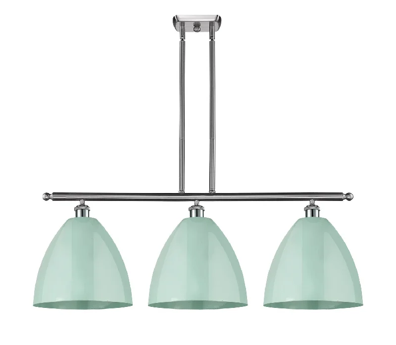 Industrial Flood Lighting for Outdoor Loading DocksBallston Three Light Island Pendant