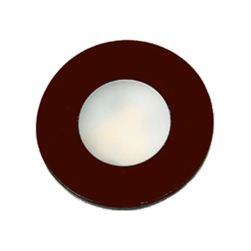 Industrial Wall - Mounted Lighting for Workshop WallsRecess Mount LED Slim Puck Mini, 90 Lumens, 4000K, 12VDC, Bronze