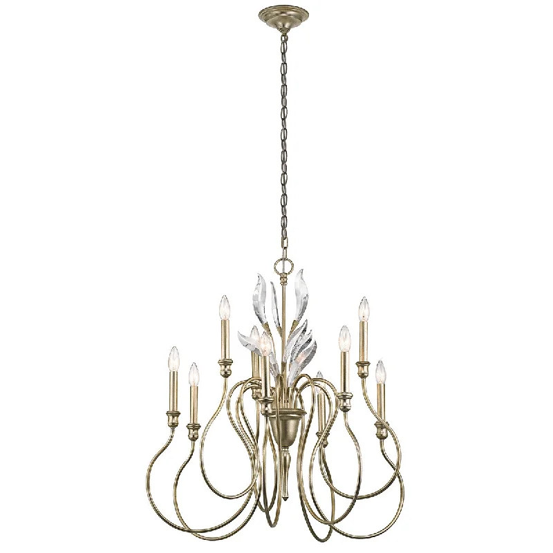 Track lighting for modernizing traditional interiorsKichler 43729SGD Grace 9 Light 30 inch Chandelier, Sterling Gold Track lighting for modernizing traditional interiorsKichler 43729SGD Grace 9 Light 30 inch Chandelier, Sterling Gold