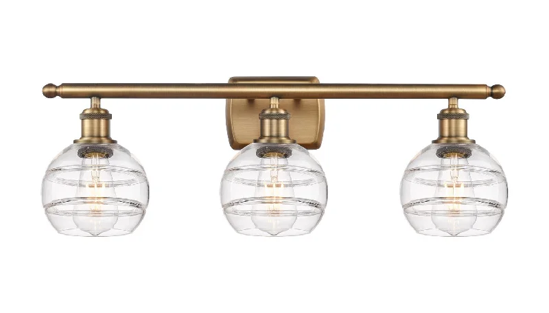 Shock - Resistant Industrial Lighting for Vibrating Machinery AreasBallston Three Light Bath Vanity Shock - Resistant Industrial Lighting for Vibrating Machinery AreasBallston Three Light Bath Vanity