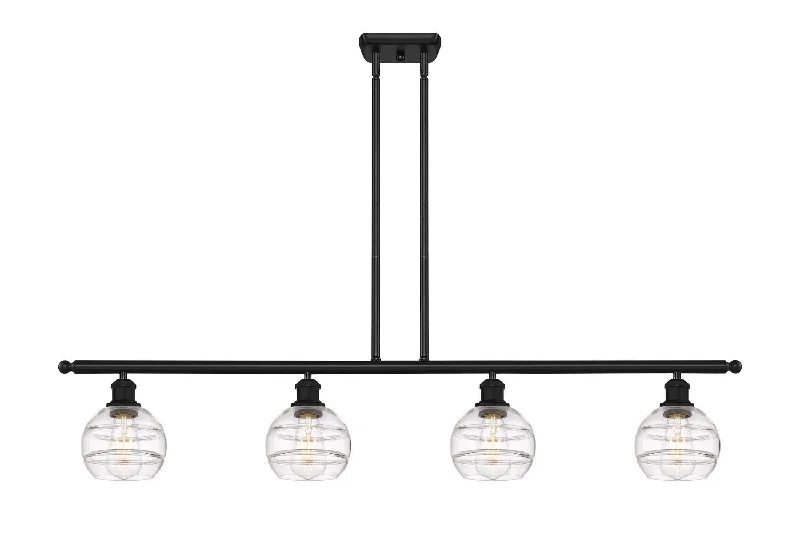 Industrial Ceiling - Mounted Lighting for Assembly PlantsBallston Four Light Island Pendant Industrial Ceiling - Mounted Lighting for Assembly PlantsBallston Four Light Island Pendant