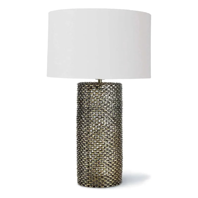 Track lighting for illuminating dining tablesChain Link Table Lamp by Regina Andrew | OPEN BOX Track lighting for illuminating dining tablesChain Link Table Lamp by Regina Andrew | OPEN BOX