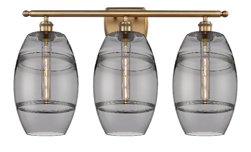 Industrial Lighting for Woodworking FactoriesBallston Three Light Bath Vanity