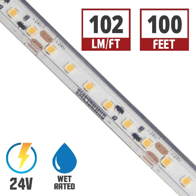 Industrial Lighting for Electronics ManufacturingLTR-P Pro Wet Location LED Tape Light, 100ft Reel, 2400K, 102 Lumens per Ft, 1.5 watts per Ft, 24V Industrial Lighting for Electronics ManufacturingLTR-P Pro Wet Location LED Tape Light, 100ft Reel, 2400K, 102 Lumens per Ft, 1.5 watts per Ft, 24V