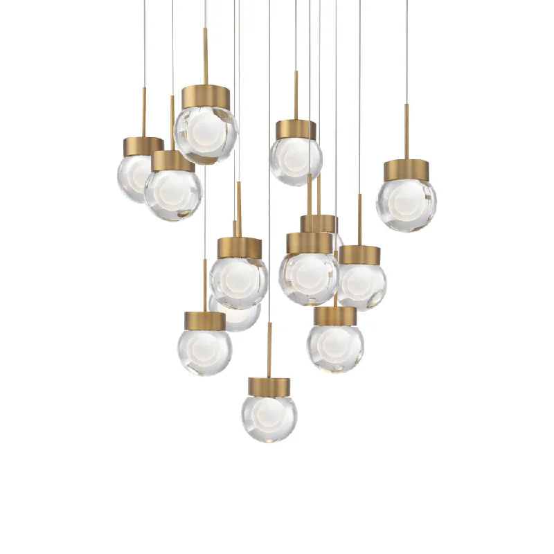 Track lighting with multiple heads for flexibilityDouble Bubble Square LED Multi Pendant Light Track lighting with multiple heads for flexibilityDouble Bubble Square LED Multi Pendant Light