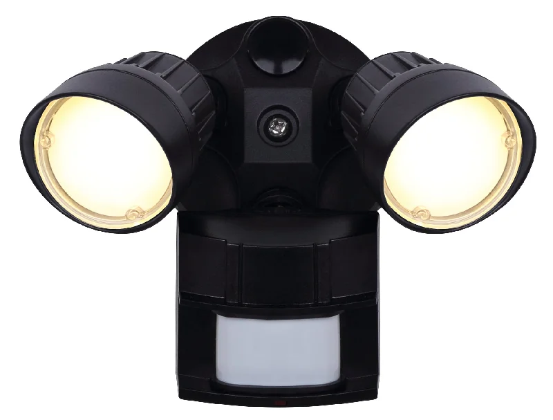 Track lighting for adding a touch of eleganceCanarm HO-01-02S-BK 2 Head LED Security Flood - Motion/Dusk To Dawn 3000K Track lighting for adding a touch of eleganceCanarm HO-01-02S-BK 2 Head LED Security Flood - Motion/Dusk To Dawn 3000K