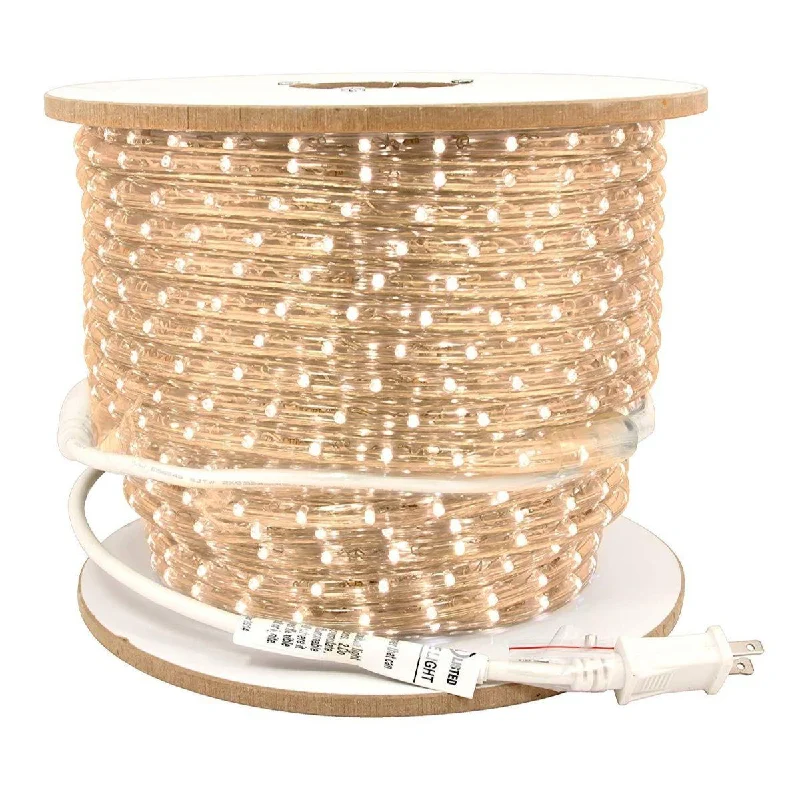 Industrial Flood Lighting for Outdoor Loading DocksFlexbrite LED Rope Light, 150 ft Reel, 1/2 in. Diameter, 32 Lumens / ft, 3000K, 120V Industrial Flood Lighting for Outdoor Loading DocksFlexbrite LED Rope Light, 150 ft Reel, 1/2 in. Diameter, 32 Lumens / ft, 3000K, 120V