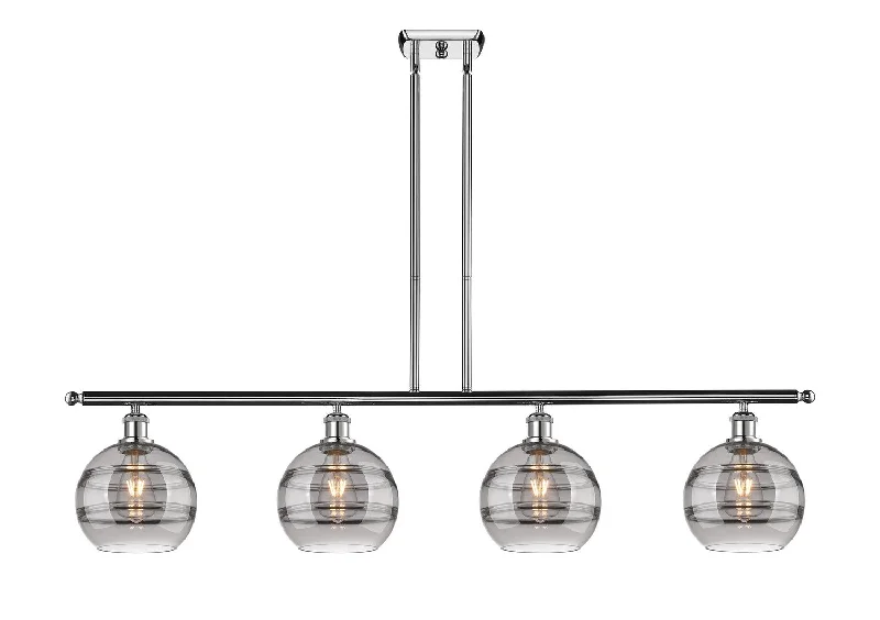 Waterproof Industrial Lighting for Wet AreasBallston Four Light Island Pendant