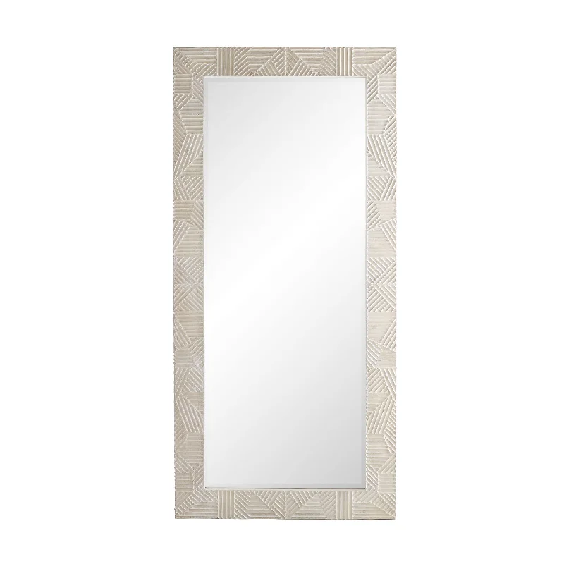 Track lighting with swivel heads for precise aimingMarsh Floor Mirror