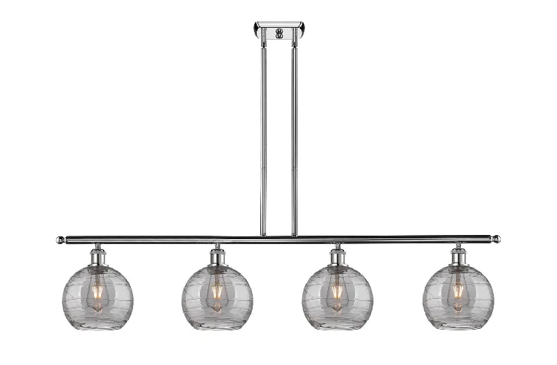 Industrial Area Lighting for Large Open SpacesBallston Four Light Island Pendant