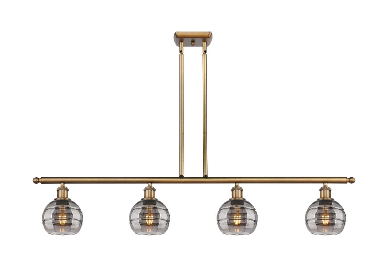 Industrial Lighting for Textile MillsBallston Four Light Island Pendant