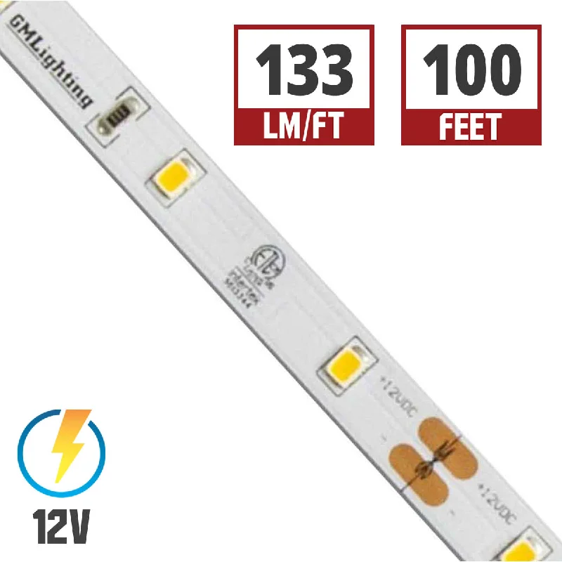 Shock - Resistant Industrial Lighting for Vibrating Machinery AreasLTR-E Econo LED Strip Light, 100ft Reel, 3000K, 133 Lumens per Ft, 12V Shock - Resistant Industrial Lighting for Vibrating Machinery AreasLTR-E Econo LED Strip Light, 100ft Reel, 3000K, 133 Lumens per Ft, 12V
