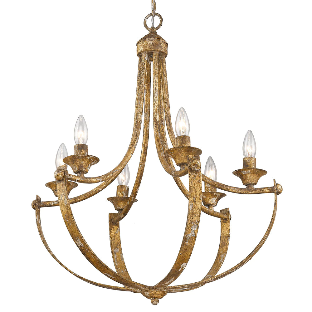 High - lumen track lighting for bright spacesGolden Lighting 0815-6 HG Victoria 6 Light Heirloom Gold Chandelier High - lumen track lighting for bright spacesGolden Lighting 0815-6 HG Victoria 6 Light Heirloom Gold Chandelier
