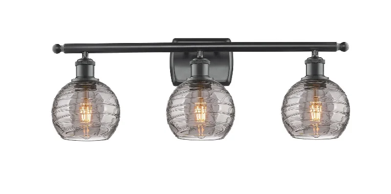 Industrial Area Lighting for Large Open SpacesBallston Three Light Bath Vanity
