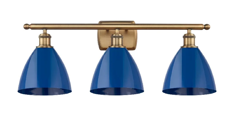 Shock - Resistant Industrial Lighting for Vibrating Machinery AreasBallston Three Light Bath Vanity Shock - Resistant Industrial Lighting for Vibrating Machinery AreasBallston Three Light Bath Vanity