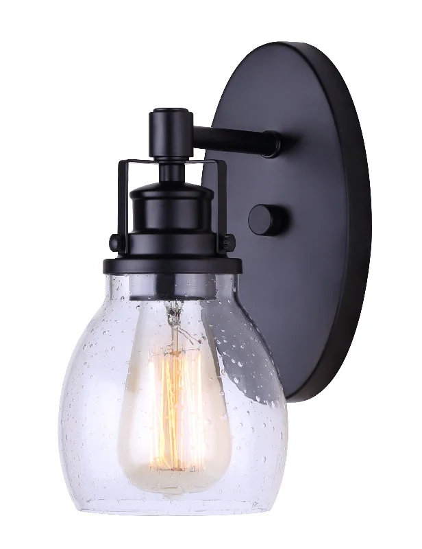 Track lighting with colored glass accentsCanarm IVL705A01BK Carson Black One Light Vanity w/ Seeded Glass Track lighting with colored glass accentsCanarm IVL705A01BK Carson Black One Light Vanity w/ Seeded Glass