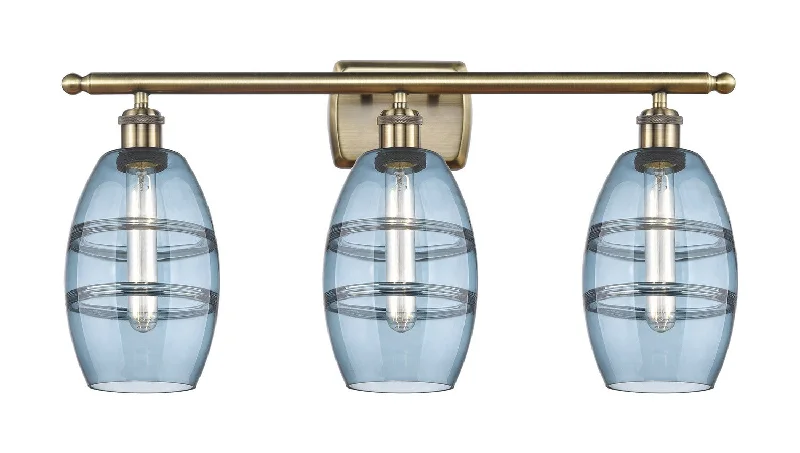 Industrial Lighting with High CRI (Color Rendering Index) for True Color PerceptionBallston Three Light Bath Vanity