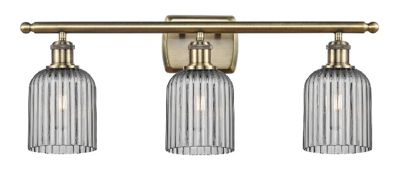 Industrial Wall - Mounted Lighting for Workshop WallsBallston Three Light Bath Vanity Industrial Wall - Mounted Lighting for Workshop WallsBallston Three Light Bath Vanity
