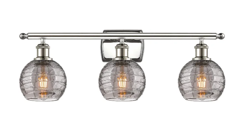 Shock - Resistant Industrial Lighting for Vibrating Machinery AreasBallston Three Light Bath Vanity Shock - Resistant Industrial Lighting for Vibrating Machinery AreasBallston Three Light Bath Vanity