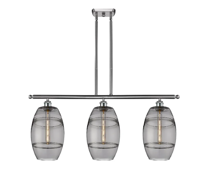 Low - Bay Industrial Lighting Fixtures for Small FactoriesBallston Three Light Island Pendant