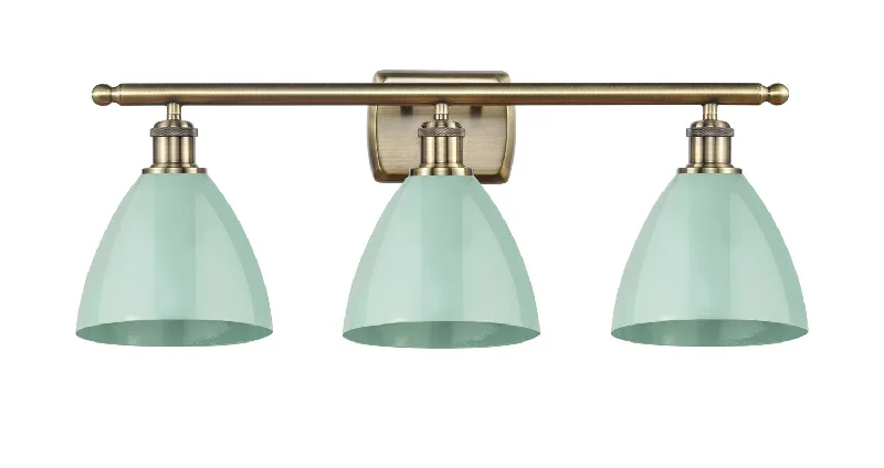 Industrial Lighting for Woodworking FactoriesBallston Three Light Bath Vanity