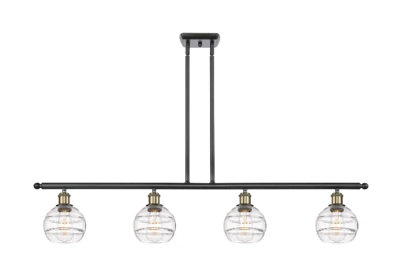 Industrial Lighting for Metal Fabrication ShopsBallston Four Light Island Pendant
