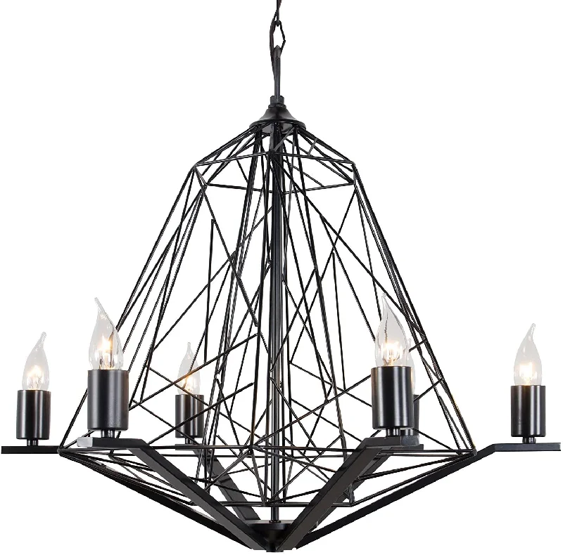 Track lighting for rental propertiesVaraluz 237C06BL Wright Stuff 6-Light Chandelier, Black Track lighting for rental propertiesVaraluz 237C06BL Wright Stuff 6-Light Chandelier, Black