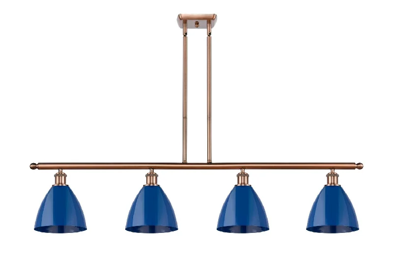 Industrial Lighting for Printing Press FacilitiesBallston Four Light Island Pendant