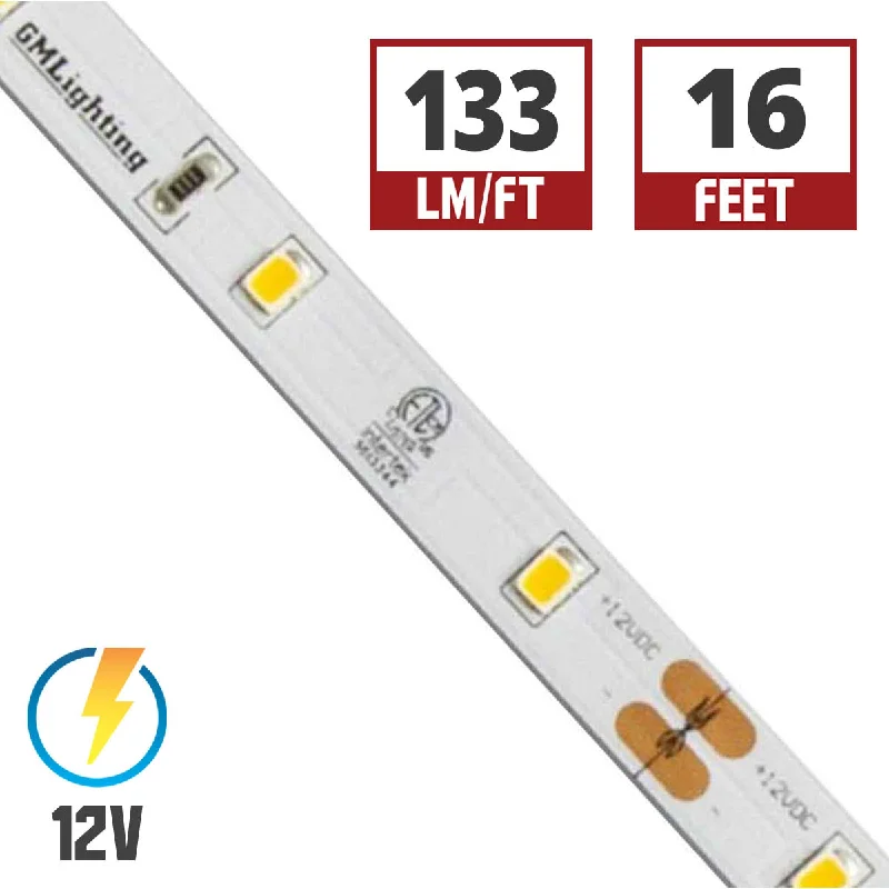 Durable Industrial Lighting for Harsh EnvironmentsLTR-E Econo LED Strip Light, 16ft Reel, 3000K, 133 Lumens per Ft, 12V Durable Industrial Lighting for Harsh EnvironmentsLTR-E Econo LED Strip Light, 16ft Reel, 3000K, 133 Lumens per Ft, 12V
