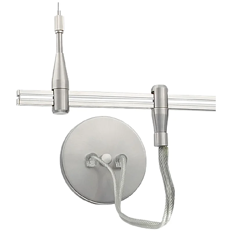 Industrial - style track lighting for loftsMonoRail Center Power Feed Single-Feed