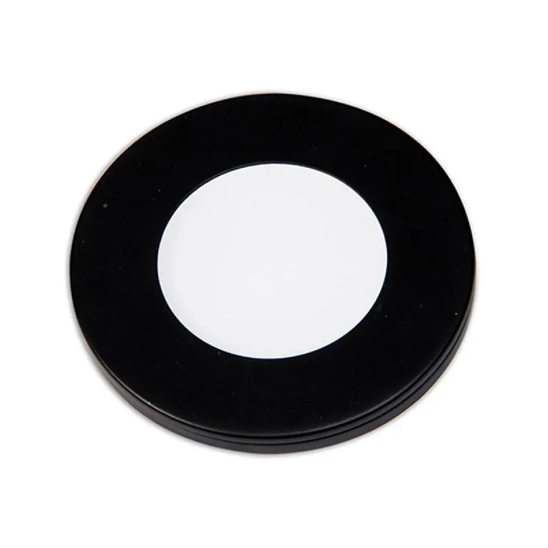 Industrial Lighting for Furniture FactoriesSurface/Recess Mount LED Slim Puck, 165 Lumens, 4000K, 12VDC,  Black
