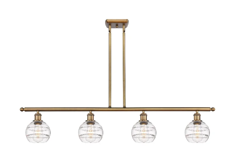 Industrial Lighting for Metal Fabrication ShopsBallston Four Light Island Pendant