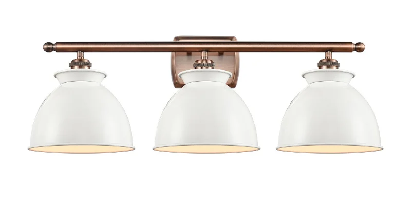 Industrial Wall - Mounted Lighting for Workshop WallsBallston Three Light Bath Vanity Industrial Wall - Mounted Lighting for Workshop WallsBallston Three Light Bath Vanity