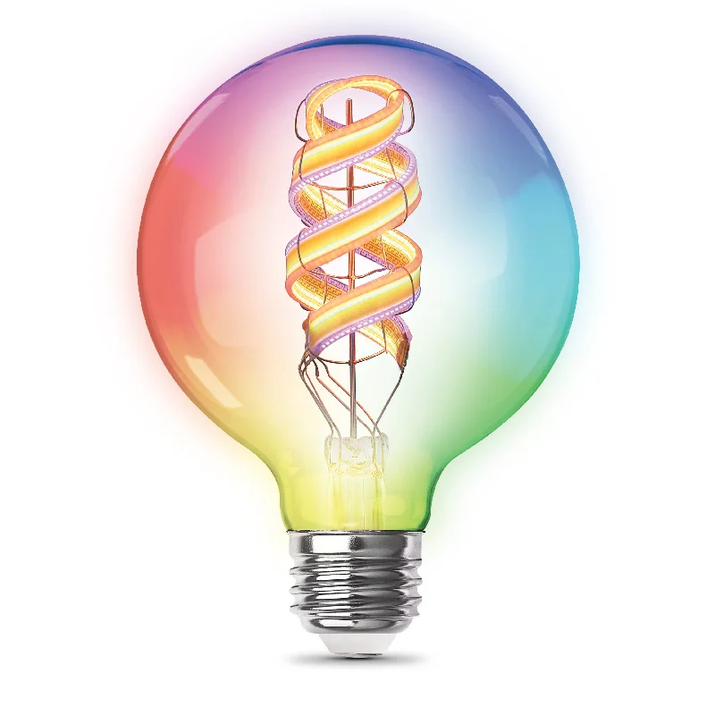Track lighting for enhancing the architectureFeit G3060/RGBW/FIL/AG G30 Spiral Filament Alexa Google Decorative Smart Bulb Track lighting for enhancing the architectureFeit G3060/RGBW/FIL/AG G30 Spiral Filament Alexa Google Decorative Smart Bulb