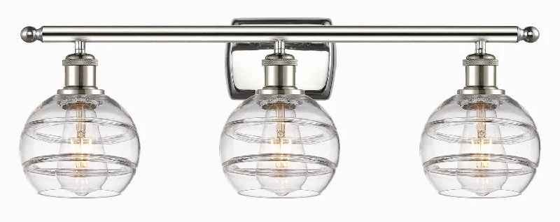 Industrial Exit Sign Lighting for Quick EvacuationBallston Three Light Bath Vanity